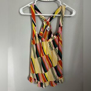 CAbi Colorful Striped Tank Top